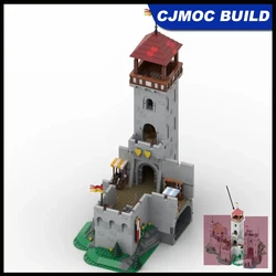 MOC-138457 Building Blocks Movie Scence Medieval Tower Castle Keep Expansion DIY Assembly Bricks Collection Toys
