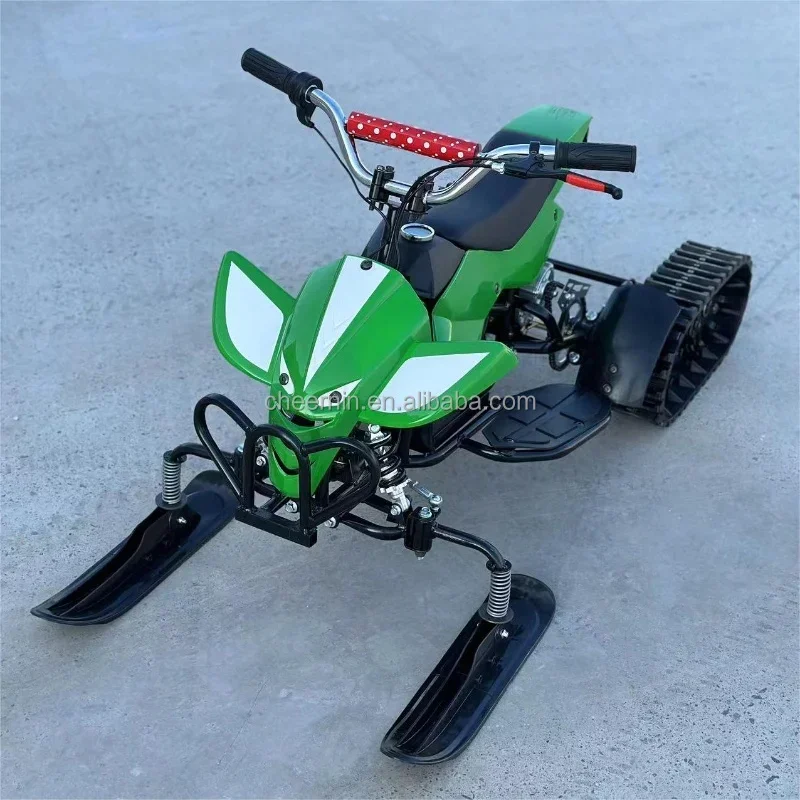 Best Selling Kids Electric Snowmobile Gasoline Snowscooter Snow Racer