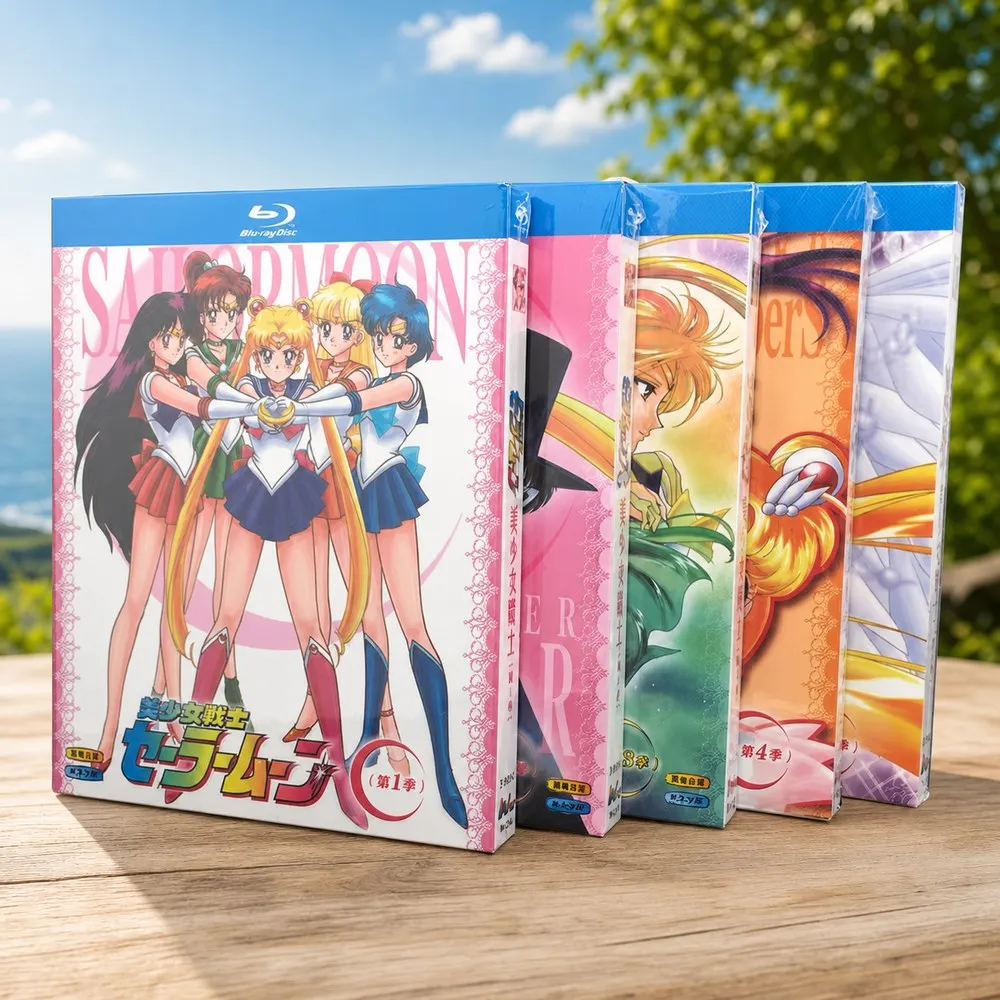 BD Blu-ray Anime Sailor Moon Seasons 1-5 Crystal 14-Disc Complete Box Set