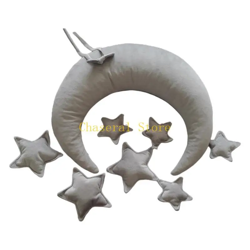 E7CE 9 Pcs/Set Newborn Photography Props Baby Photo Posing Pillow+Stars