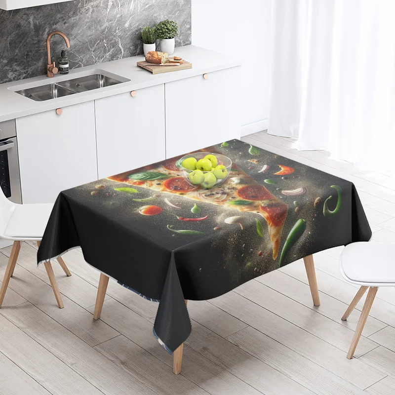 Neue abstrakte Tee-Tischdecke, wasserdicht und ölbeständig, Esstischdecke, nordische Windbar-Tischdecke, Heimdekoration