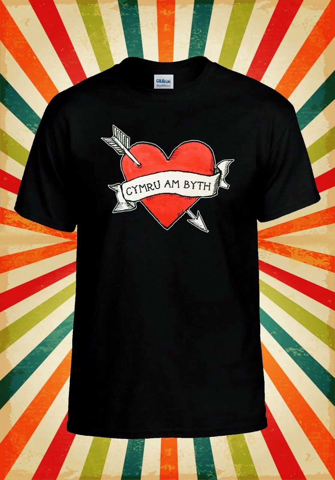 Cymru Am Byth Wales Forever Cool Vest T Shirt 2774