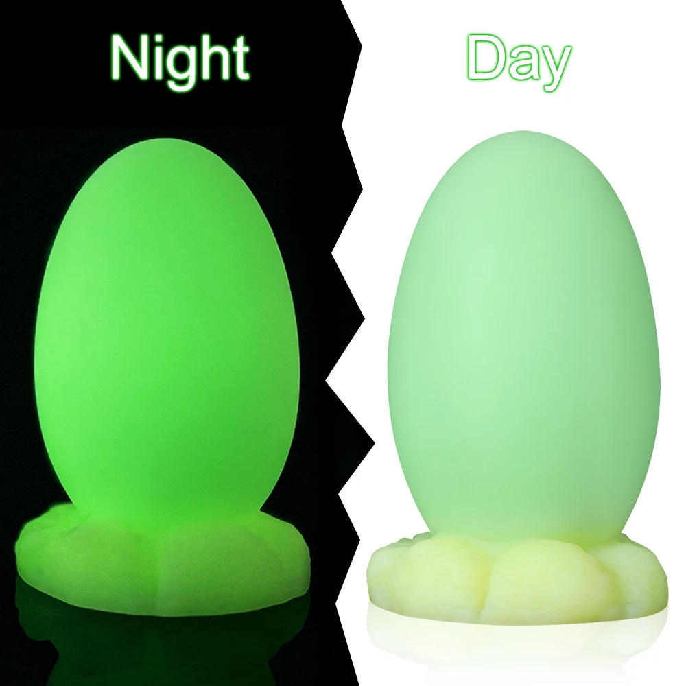 Super big dragon eggs anal plug,Nightglowing anal pull beads,Sex toys for women/men,Soft silicone material,Massage Masturbation