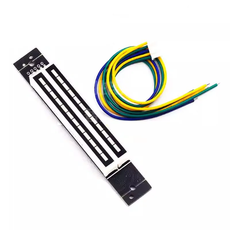 Dual-Channel LED Música Spectrum Nível indicadores, Dual 12Bit, 7 Verde, 2, Laranja, 3, Vermelho, Áudio