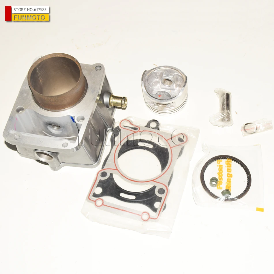 

Cylinder/Piston/Rings/Gaskets Suit For HISUN 200 ATV/XINYUAN/SHINERAY 200CC Water Cooling cylinder bore 63.5mm