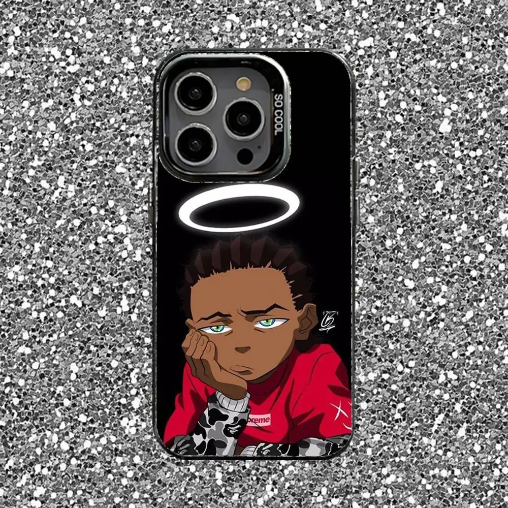 حافظة لهاتف آيفون 16,15,14,13,12,11,Pro,XS,Max,Plus,Mini,SE غطاء مقاوم للصدمات من Riley Freeman Boondocks لهاتف آيفون 16,15,14,13,12,11,Pro #4