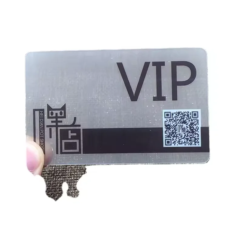 200pcs Customize logo printing PVC card clear transparent business card luxury metallic gold foil plastic cards