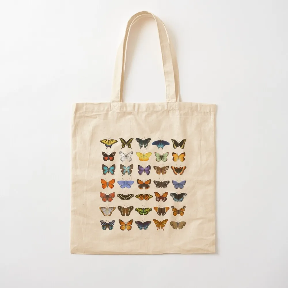 Butterflies of North America Tote Bag tote bag woman Shopper bag sacs de shopping Handbags