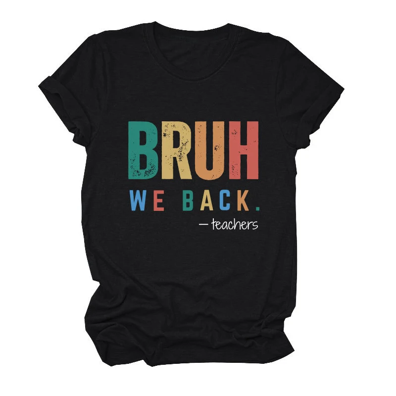 

High Quality Street Shirt 95% cotton Ladies Plus-size S-XL Casual Ladies Top T-shirt