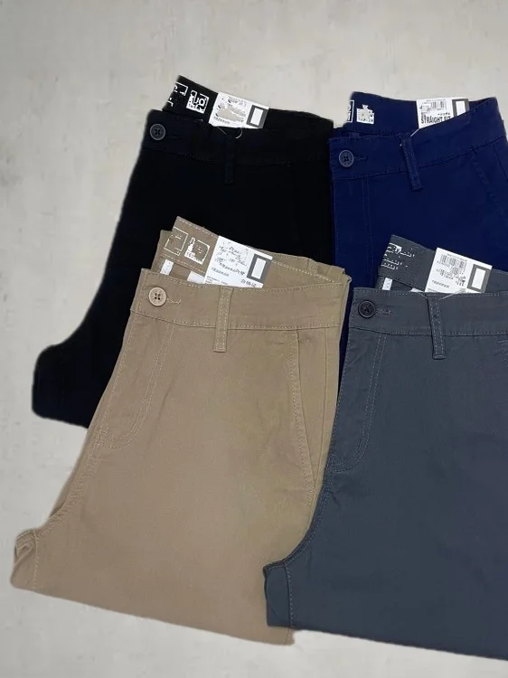 

Классические мужские повседневные хлопковые брюки со средней талией, прямые брюки Faion Urban Wear, сезонный цвет весны, лета и осени