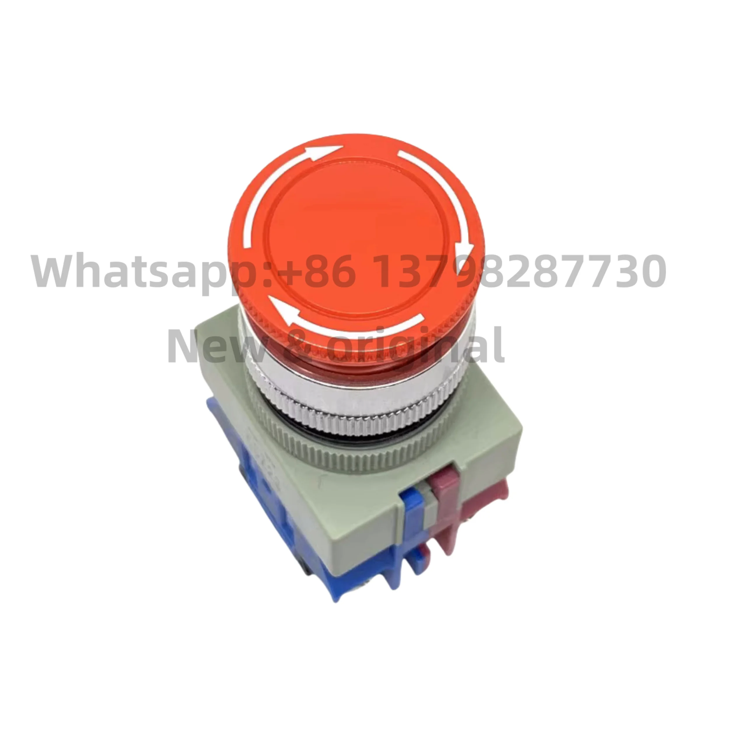 New original 22 aperture small mushroom head stop button red AVW311R AVW301R AVW302R AVW322R