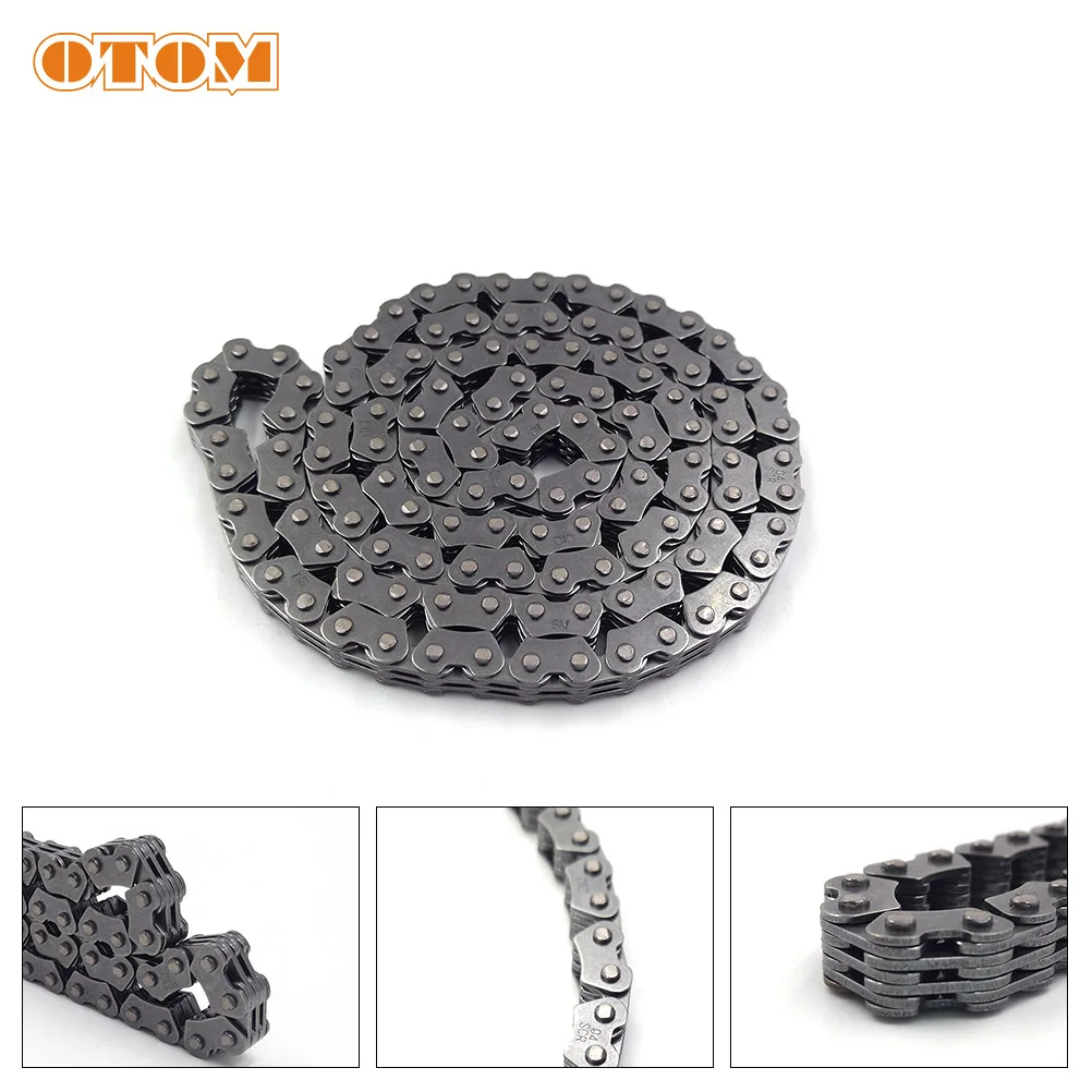 OTOM Motorcycle 3*4 122 Links Timing Chain DID Camshaft Cam Transmiss Parts For ZONGSHEN NC250S NC300S BRZ X6M GR8 F300L Enduro