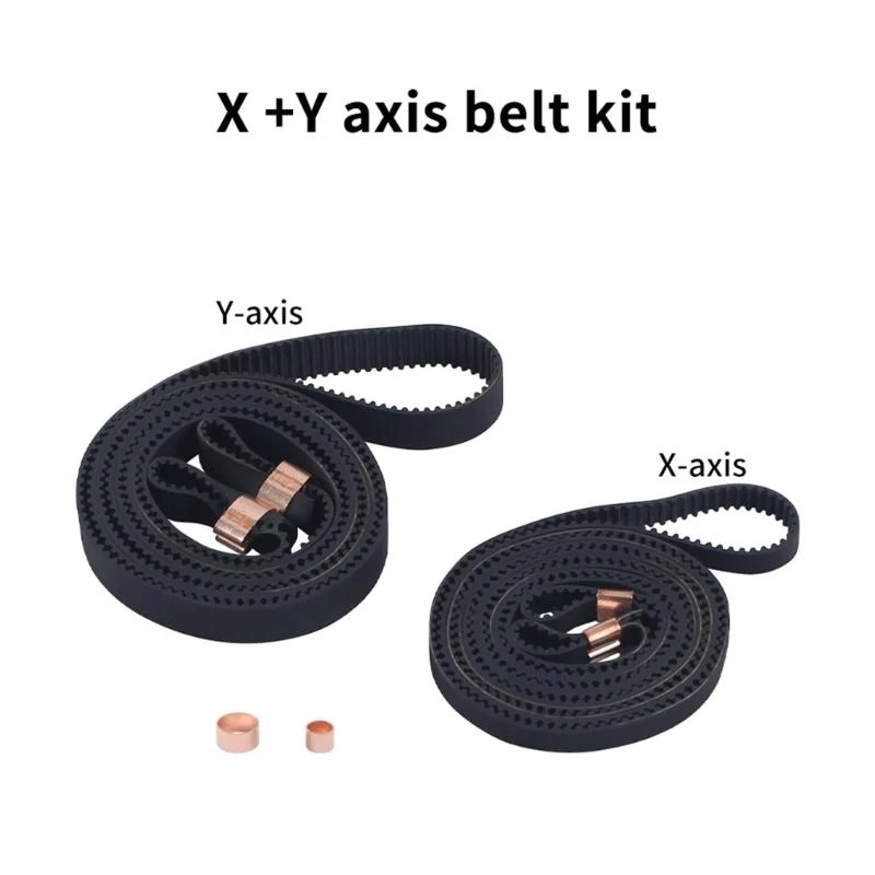 

3D Printer Accessories Timing Belt Open Drive Belt Replacement for 3D Printer X Y Shaft 6mm/10mm Width Synchronous Belt Y4QF