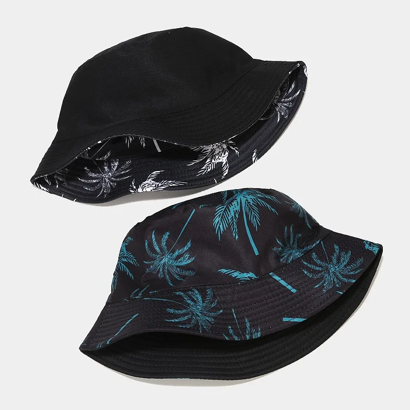 2024 Spring/Summer Suns-Protect Hat Bob Men’s Fashion Coco Print Bucket Hat Unisex Fisherman Hat Women’s Leisure Basin Cap