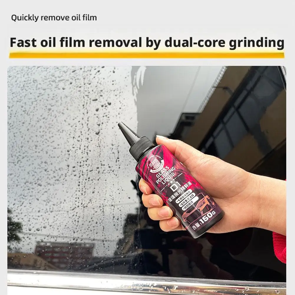 Car Glass Polishing Liquid Fast Self-cleaning Windshield Film Cleaner Car Maintenance Stains Oil Accessory And Remove Windo H4j7