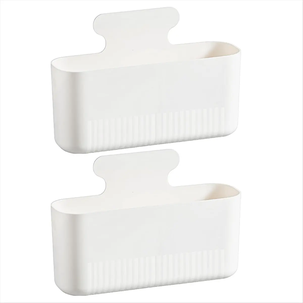 Pack of 2 Large Magnetic Spice Rack for Fridge - Space-Saving Kitchen Organizer, Easy Install