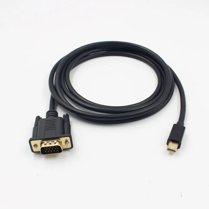 Mini DP Display Port to VGA Adapter Cable with MacBook Air/Pro, Surface Pro/Dock, iMac, Mac mini, Monitor, Projector etc