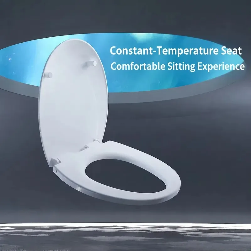 STLF New universal electric heating smart toilet seat and lid with constant temperature heating function, U/O/V and