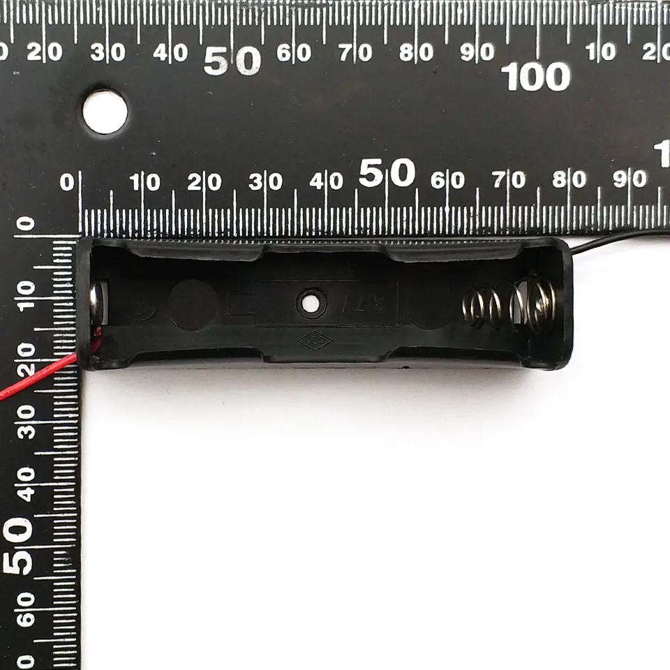 50 Stück Einzelsteckplatz 18650 Handy-Akkuhalterung mit Kabelanschlüssen für DIY-Projekte (Akku nicht enthalten) – Detail 4