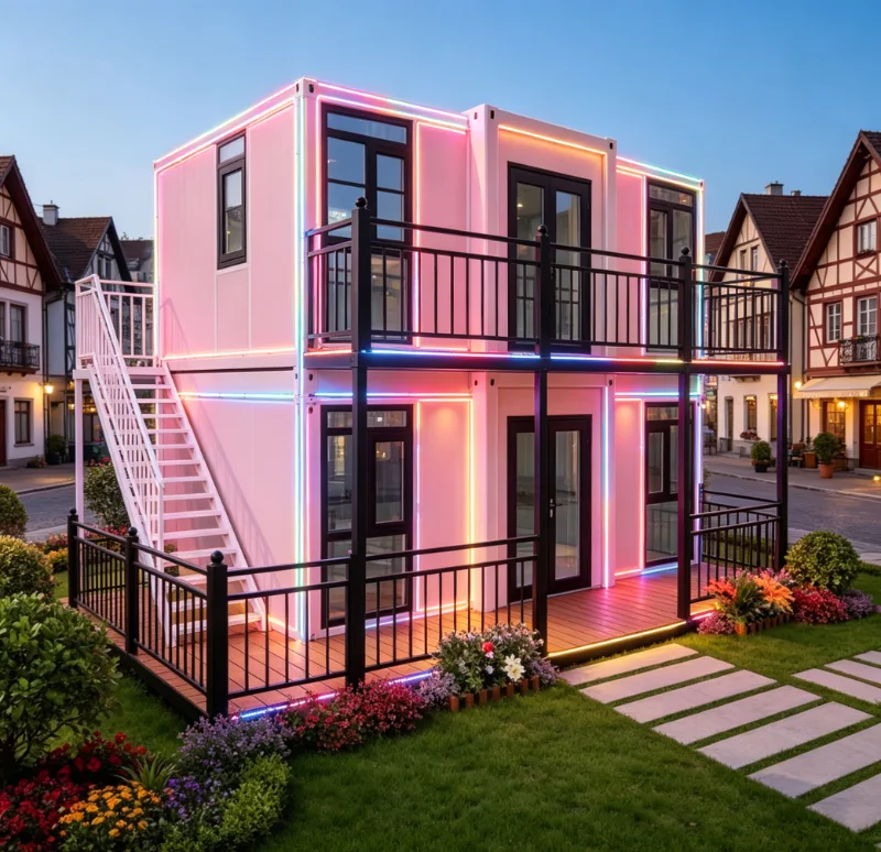 Luxury Residential Housing System Container House Villa 40ft Modular Architecture Prefab Expandable Container House Tiny Home
