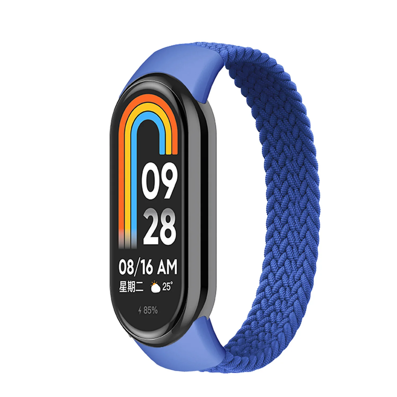 Correa para Mi band 7 8 6 5 pulsera de nailon trenzada Solo Loop pulseira Miband4 Miband5 Miband6 pulsera xiaomi Mi band 4 3 5 6 7 8