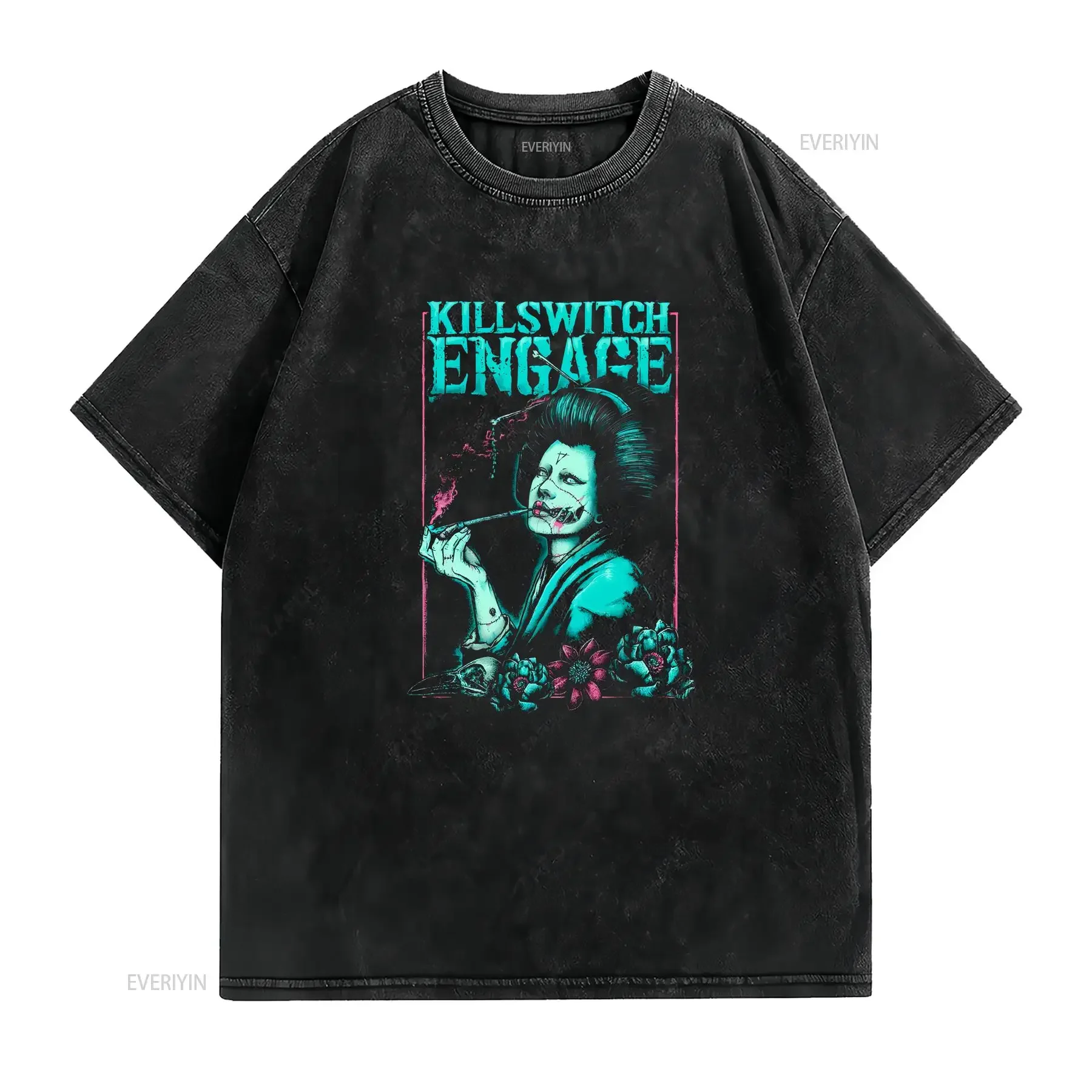 Killswitch Engage S 4XL Black T Shirt Gifl For Fan NL1592 vintage Washed designer clothes fashion Unisex Stylish Stretched