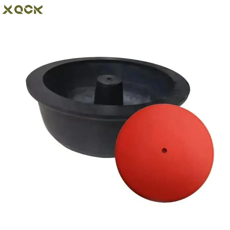 Gem Vibrating Tumbler with Cover 8 Inch Rubber Rotary Barrel for Polishing Jewelry Tools