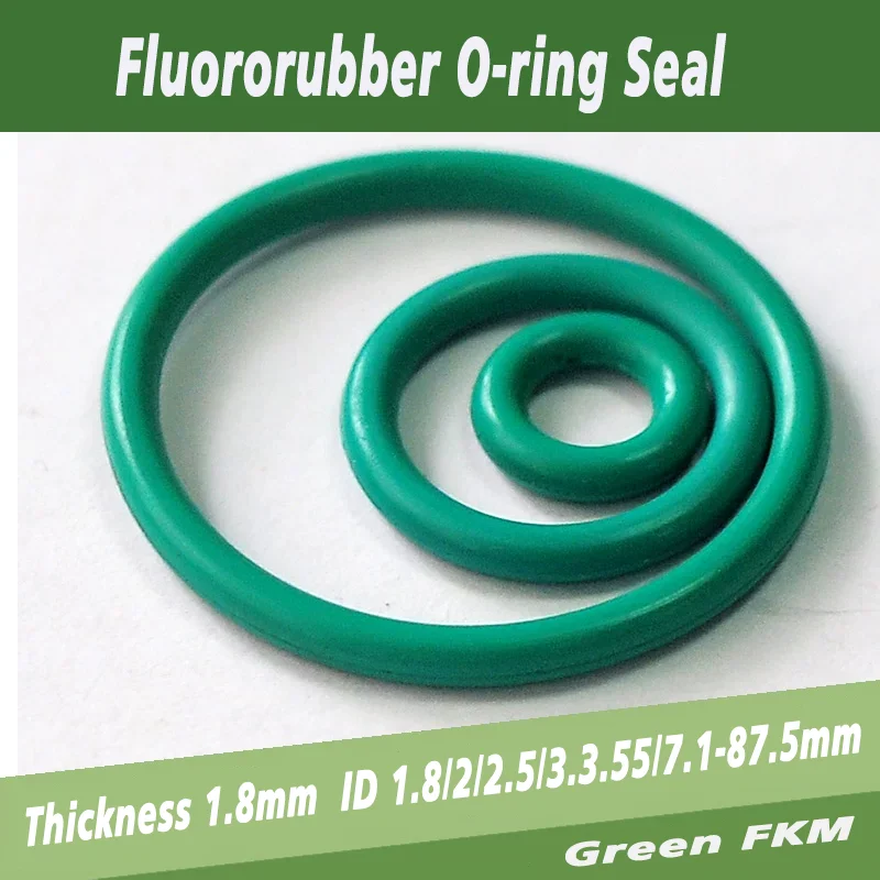 2-20PCS Green Fkm R…