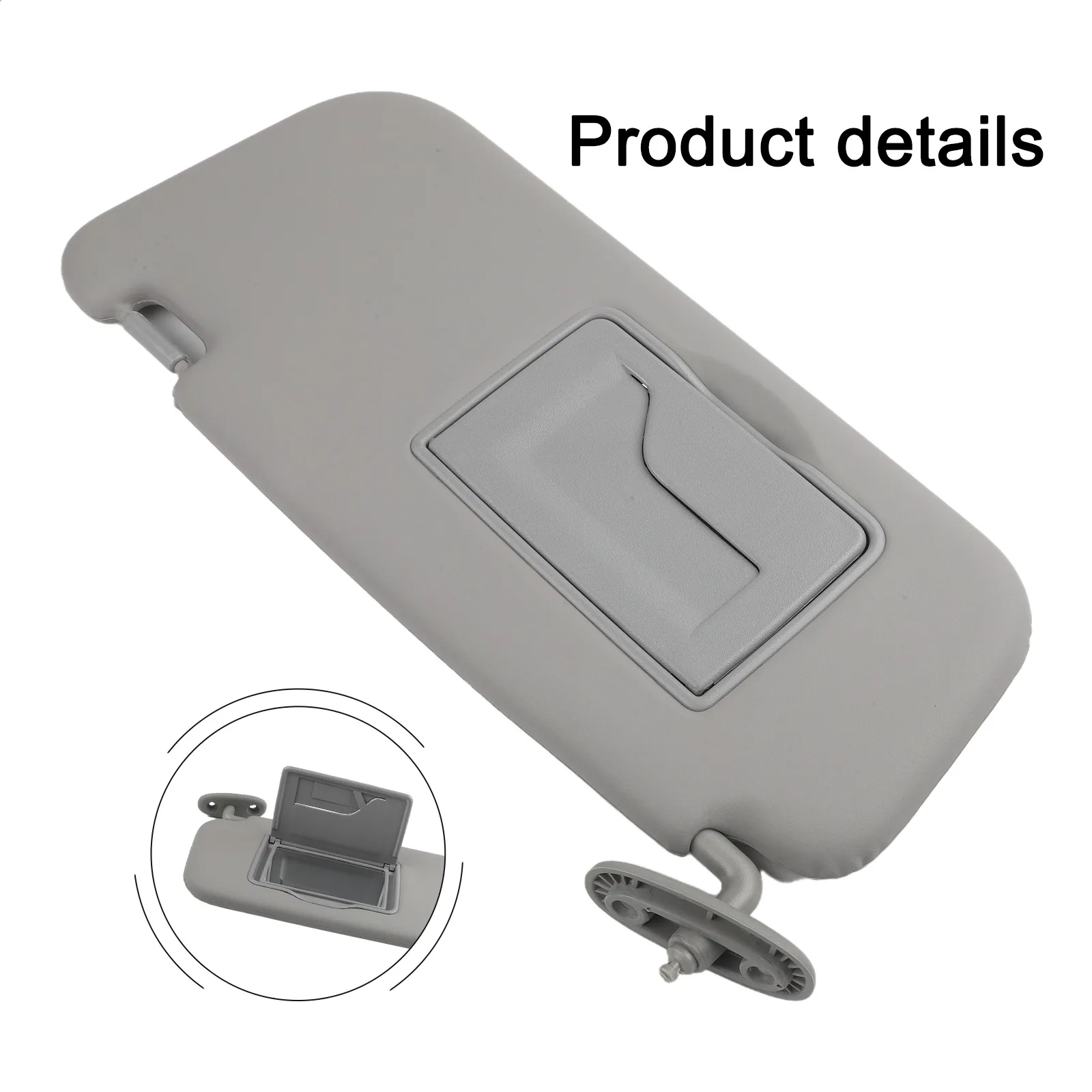 

Car Gray Left Right Sun Visor For Hyundai Getz Click 02-12 852101C200 852201C200 Gray Plastic Sun Visor Car Accessories
