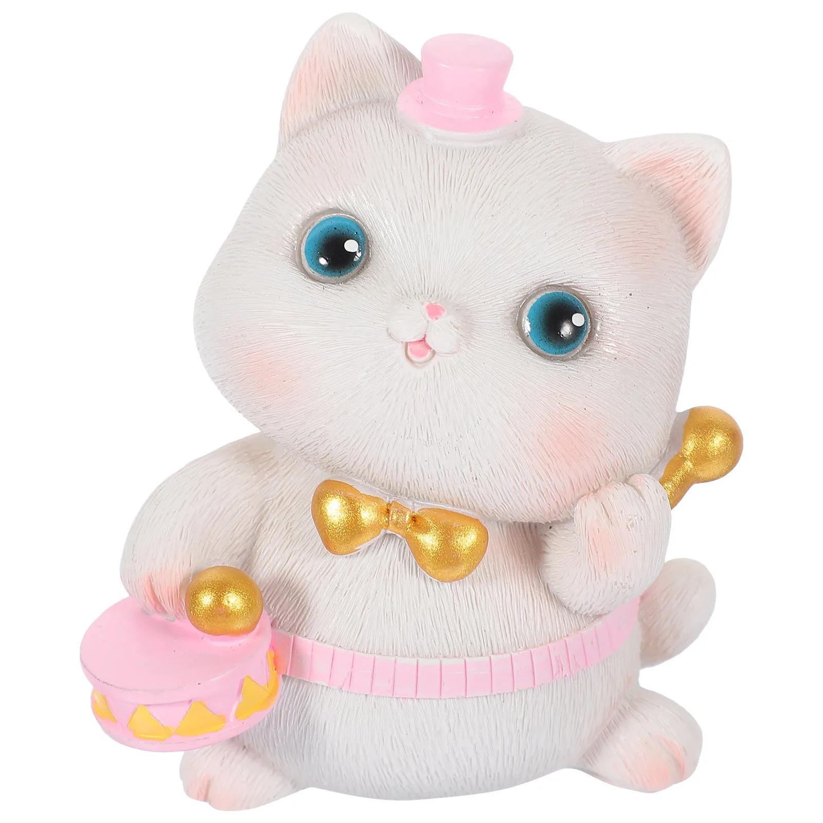 

Cat Mini Kitten Decor Resin Cat Statue For Cake Decorating Micro Landscape Garden Party Decorations Outdoor Adornment