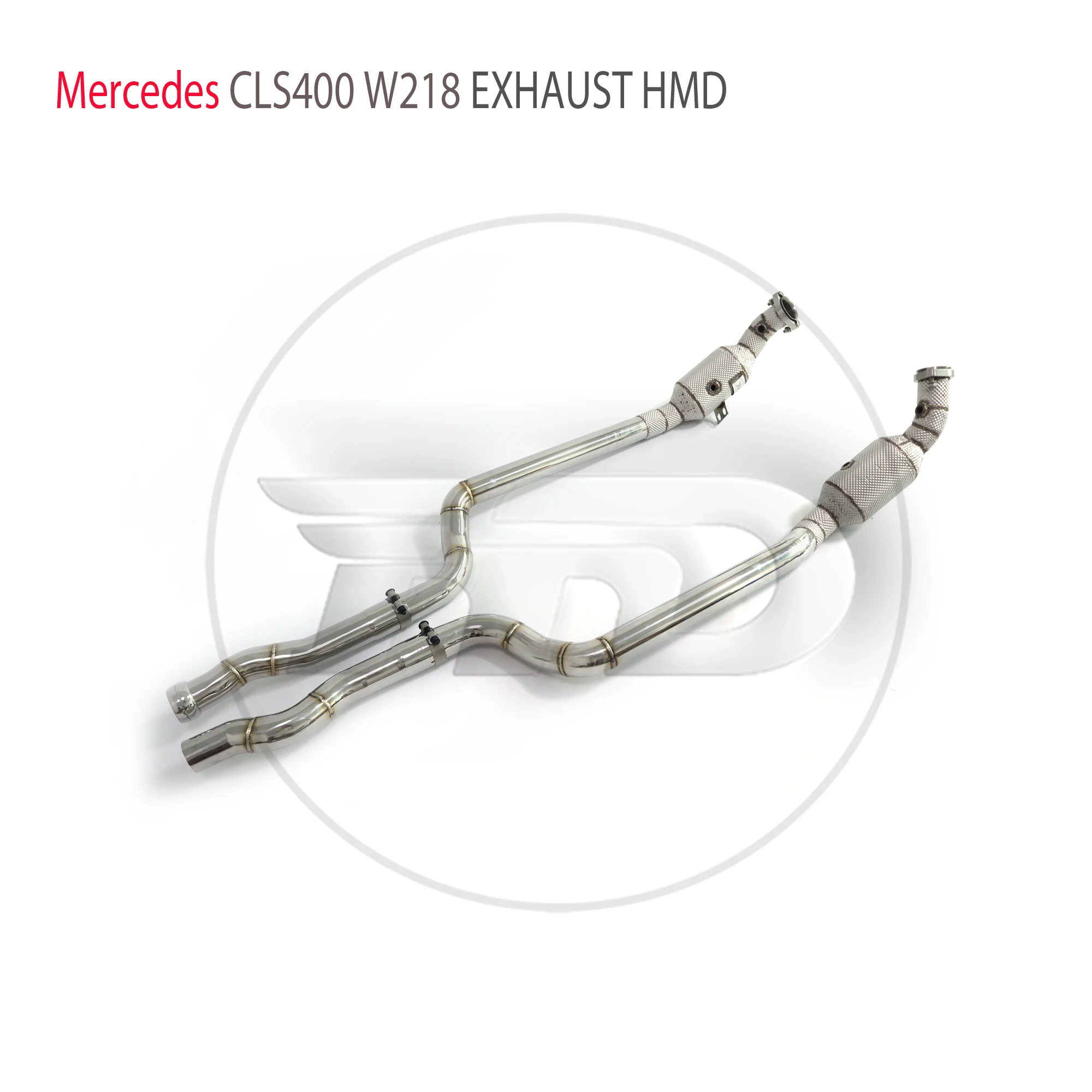 HMD Exhaust System High Flow Performance  Downpipe for Mercedes Benz W218 CLS320 CLS350 CLS400 3.0T With Catalytic Header