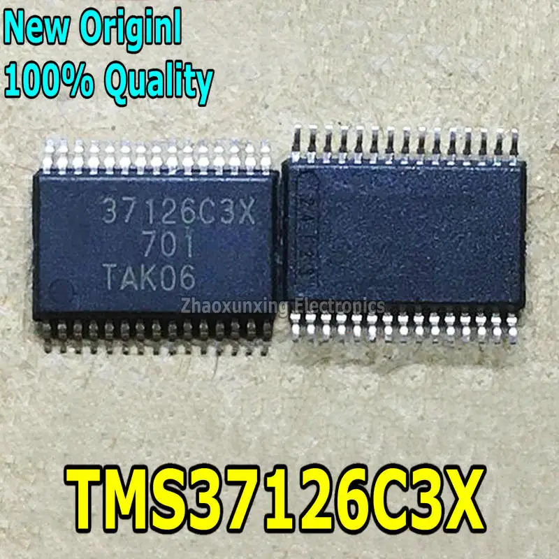 1~5PCS   New   TMS37126C3X    37126C3X    TSSOP-30  Automotive smart card remote key motherboard IC chip