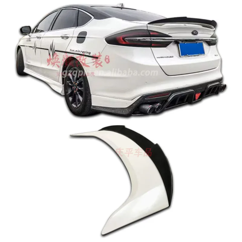 Double rear spoiler Apply from 2013 to 2020, mondeo yixiang cover rear spoiler carbon fiber rear wing body kit