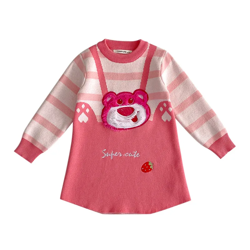 

Sweater Melody Girls Autumn Dress Kids Shirt Children Rabbit Pattern Dress Set Kids Clothes Girls Christmas Gift