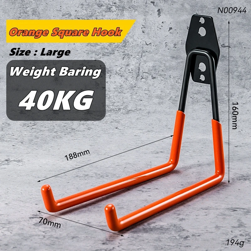 Utility-haken voor garageopslag, garage-tuingereedschapsorganizer, hangende hardware-wandmontagehaken, robuuste gereedschapsopslagorganisator