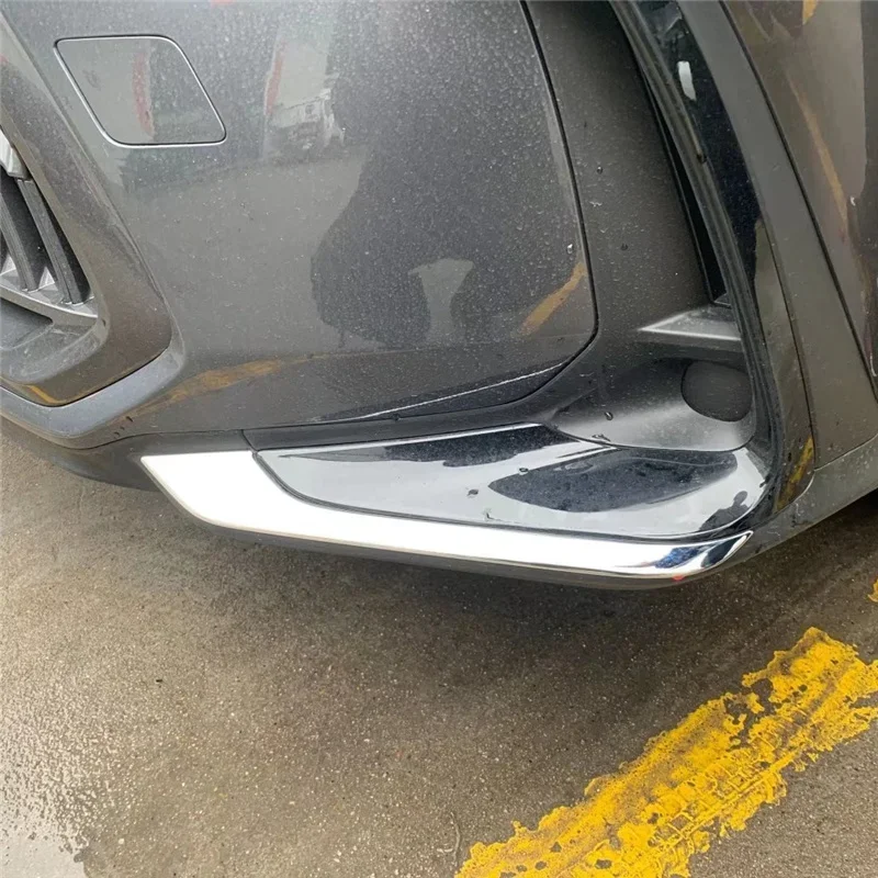 

WELKINRY For Lexus NX AZ20 2nd Generation 2022-2025 Car Head Front Bumper Angle Corner Side Bevel Edge Guard Fog Lamp Light Trim