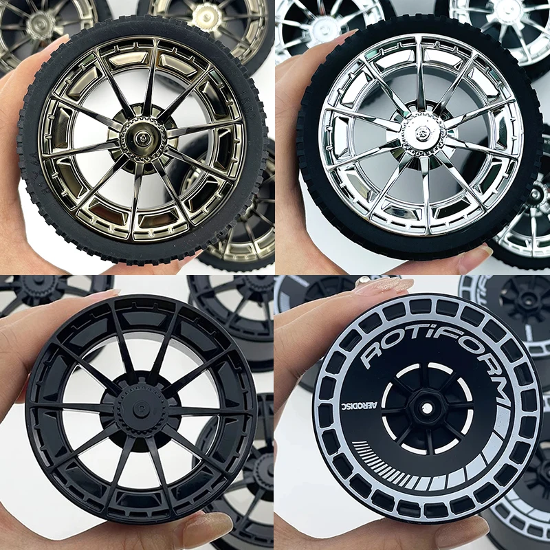 CADA 1:8 Wheel Hub Building Block Accessories Black Golden Silver Plating Hub Compatible 1:8 MOC LEGO Car 42083 42056 42115 Gift