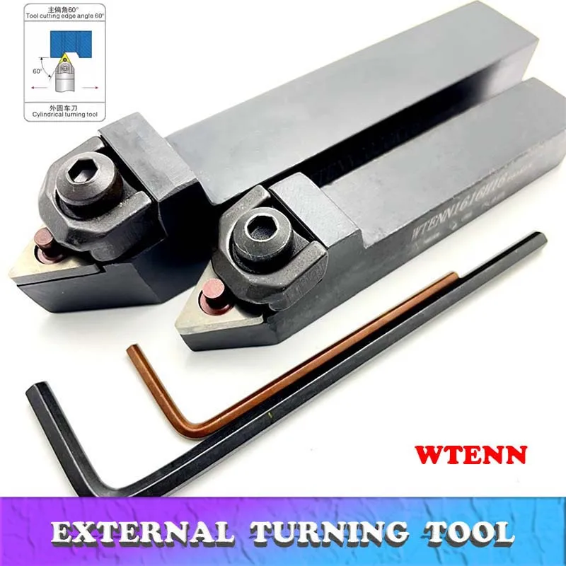 

WTENN1616 WTENN2020 WTENN2525 WTENN3232 External Turning Tool WTENN Lathe Bar Turning Holder CNC Cutting Tool Cutter Bar