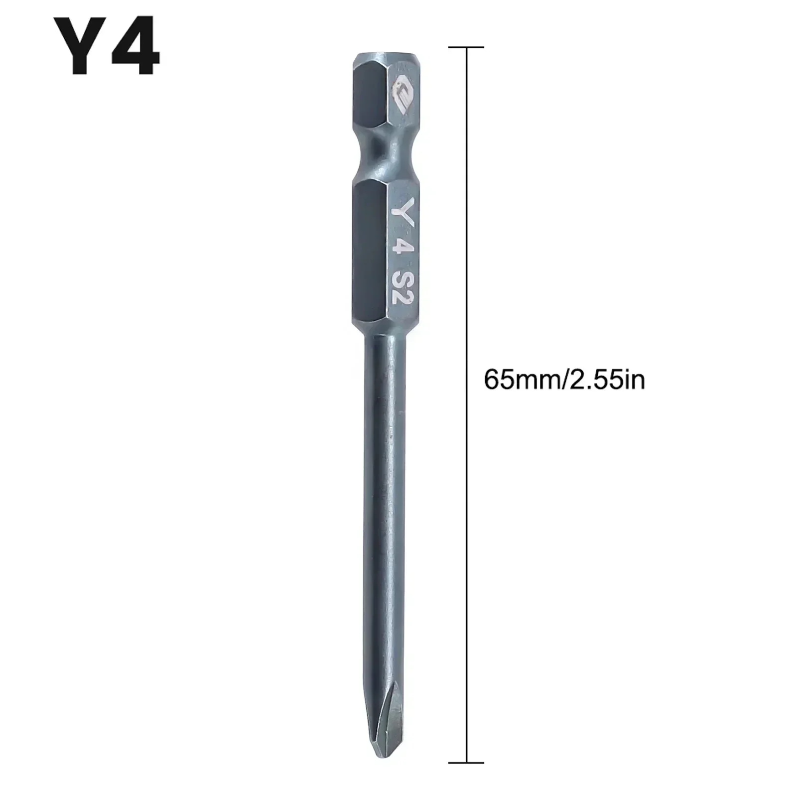 Screwdriver Bit Set 65mm 1/4inch Hex Shank Tri-Wing Electric Screwdriver Bit Magnetic Y Tip Head Y3 /Y4 /Y5/ Y6 Drill Bit Toos