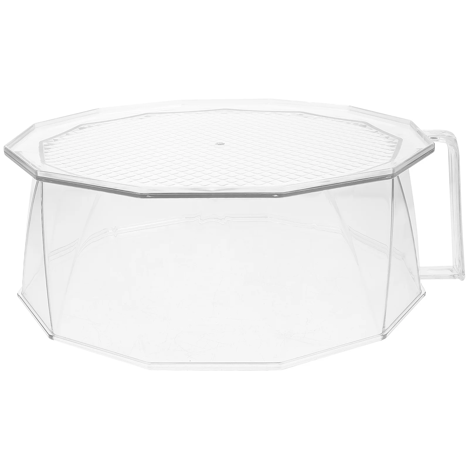 

Прозрачная крышка для еды со штабелируемой конструкцией для защиты кухонного обеденного стола, многоразовая защита для корма для домашних животных, крышка для домашней посуды