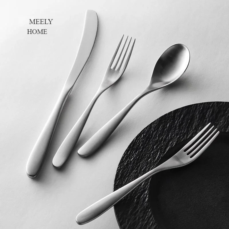 

Dinnerware Sets For Home, Restaurant, Hotel Stainless Steel Silverware Set Durable Tableware Set For Party, Wedding, Birthday