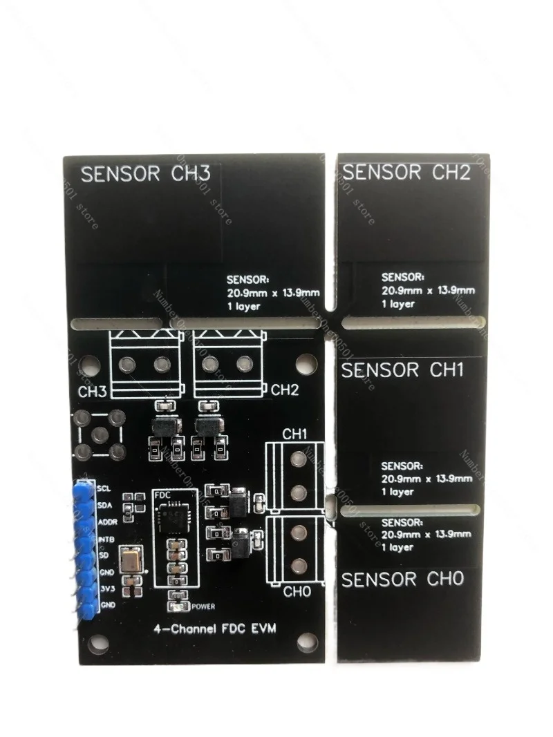 FDC2214 Module Capacitance Sensor Electronic Design Competition Gesture Recognition Paper Counting Liquid Level Measurement