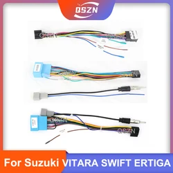 Car Radio Wiring Harness Android Calbe Adapter With Canbus Box For Suzuki JIMNY ALTO K10 Grand Vitara CIAZ SX4 WAGONR Big Dipper