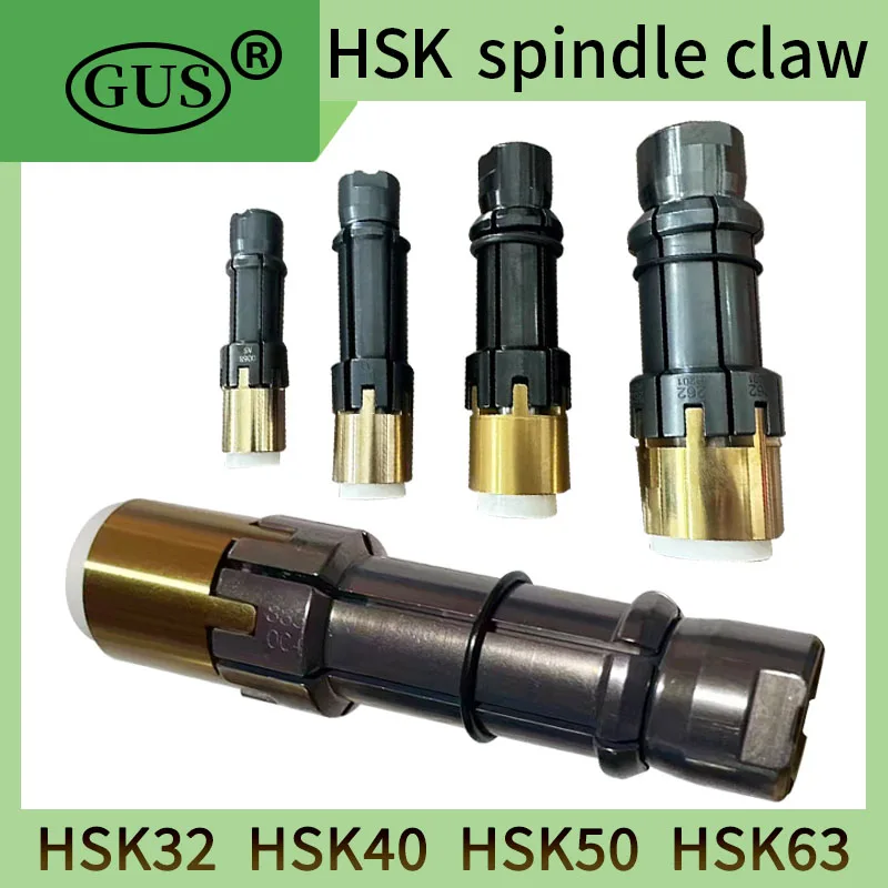 HSK32 HSK40 HSK50 HSK63 4 Petal Pull Clamp Tool holder Spindle Gripper Claw Clamp CNC Machine Center tools Factory direct sale