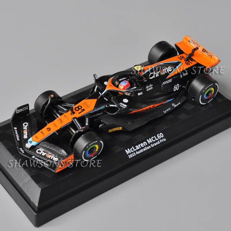 

1:43 Scale Diecast Model Racing Car Toy McLaren MCL60 Miniature Replica Collectible