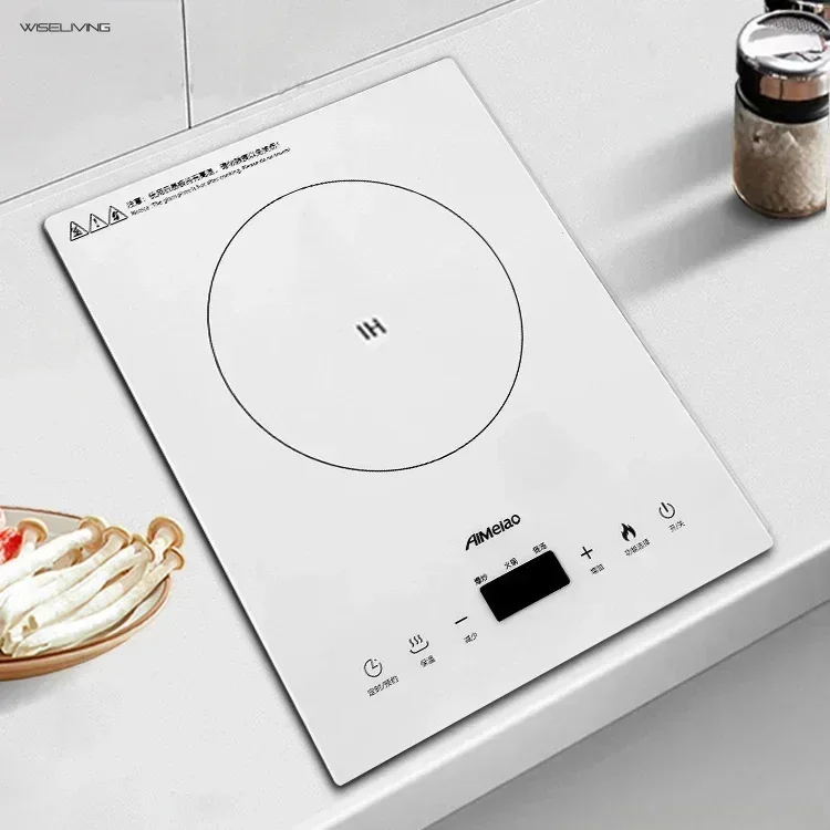 Household dual-purpose induction cooker/stove heater. Kitchen stove. Electric. Portable. Household panel for cooking.