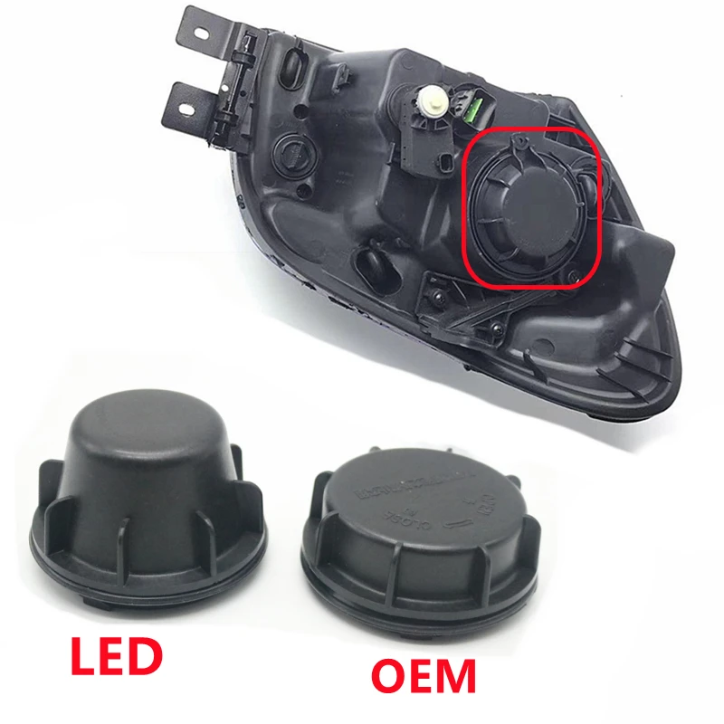 

Headlight Dust Cover Waterproof LED Seal Cap Headlamp Extension Shell For Kia Sportage 3 2015