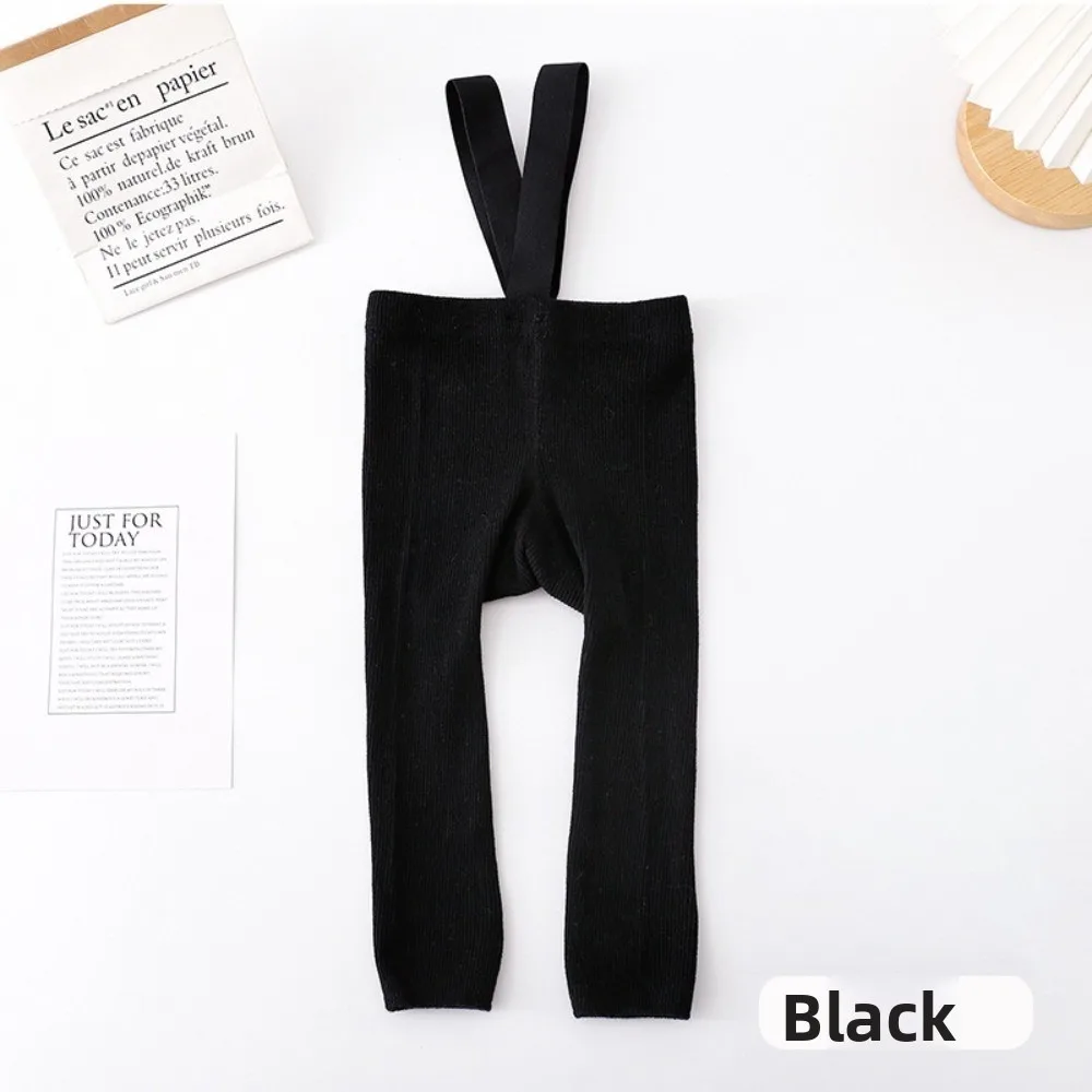 

Warm Newborn Suspender Tights Stockings Suspender Pants Children's Tights Overalls Knit Tights Elasticity Pantyhose Socks