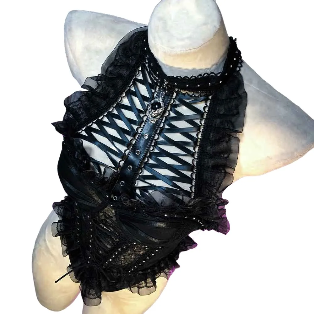 Goth Tops Emo Clothing Alternative Y2K T-shirt ALT Cyber Kawaii 2026 Gothic Tank Vkei Punk Rock Clothes Grunge Harajuku