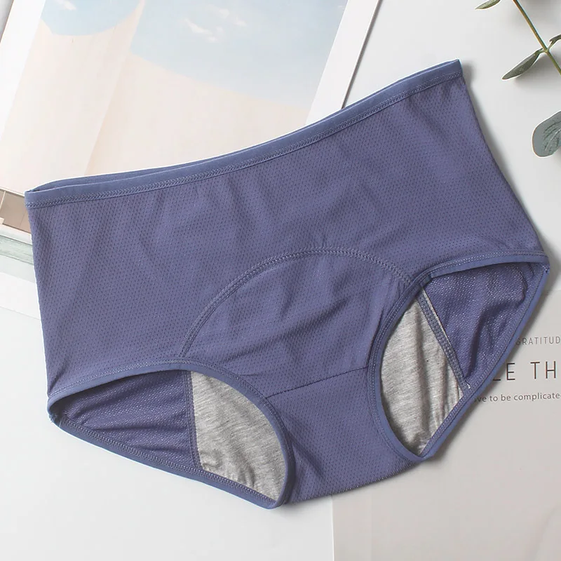 Leak Proof Menstrual Period Panties Women Underwear Physiological Pants Cotton Health Seamless Briefs High Waist Warm Female